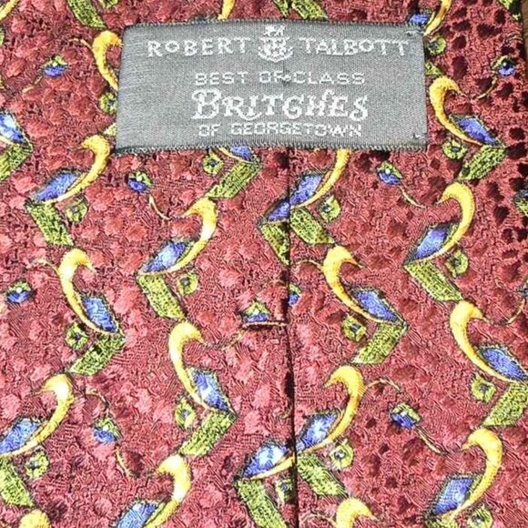 Robert Talbott Best Of Class Britches of Georgetown Silk Tie - Picture 9 of 9